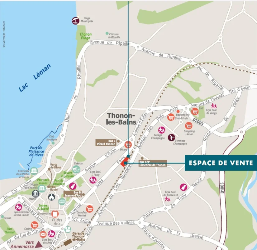 Jardins sur le Lac à Thonon-les-Bains
