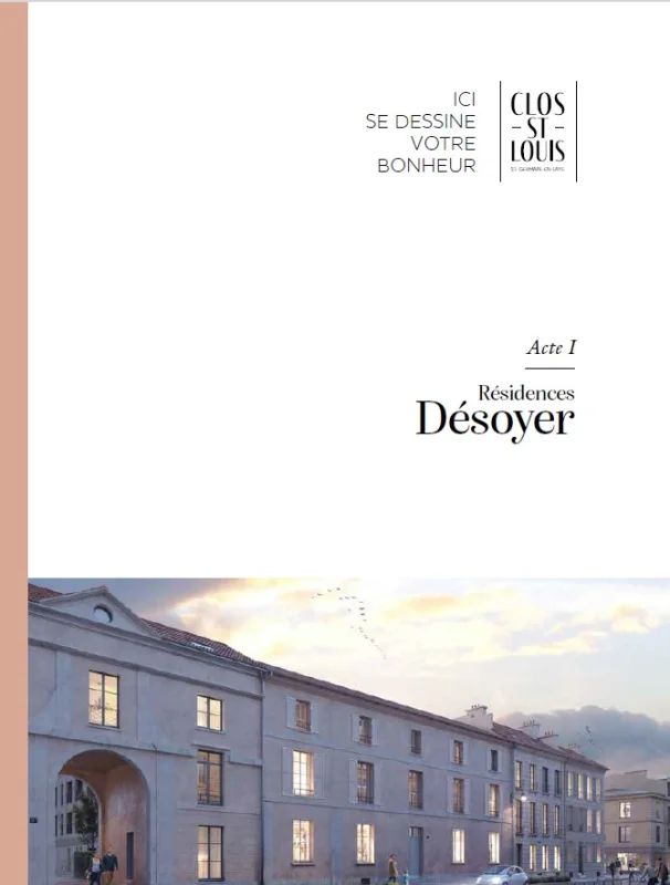 Clos Saint-Louis - Acte I - Résidence Désoyer à Saint-Germain-en-Laye