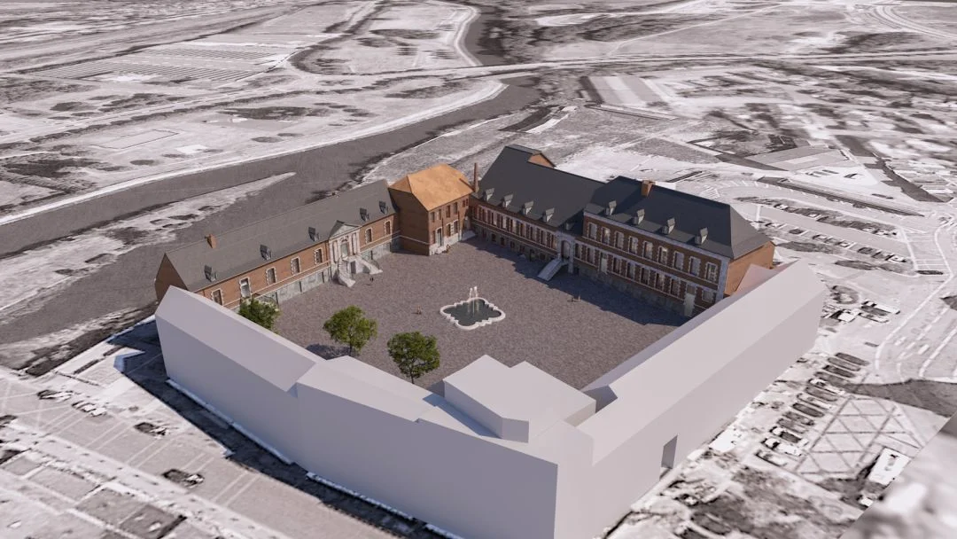 ABBAYE DES BENEDICTINS à Hautmont